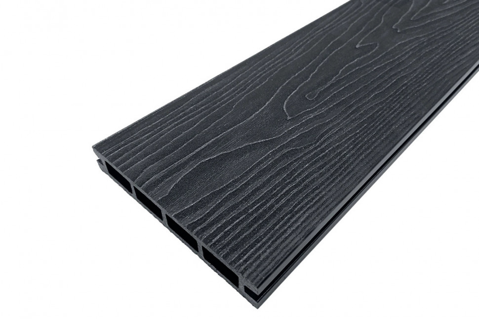 Террасная доска NauticPrime (Light) Esthetic Wood, 145*22*4000мм, антрацит, П8